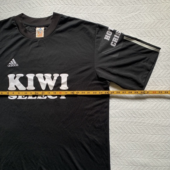 Adidas Vintage Men’s Shirt‎ Soccer Jersey Black Size XL Kiwi Selects #12 #10 - Picture 5 of 6
